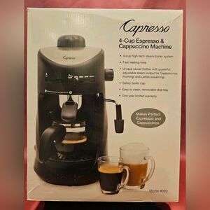 Capresso Steam Pro 2 - 4-Cup Espresso & Cappuccino Machine Model #303